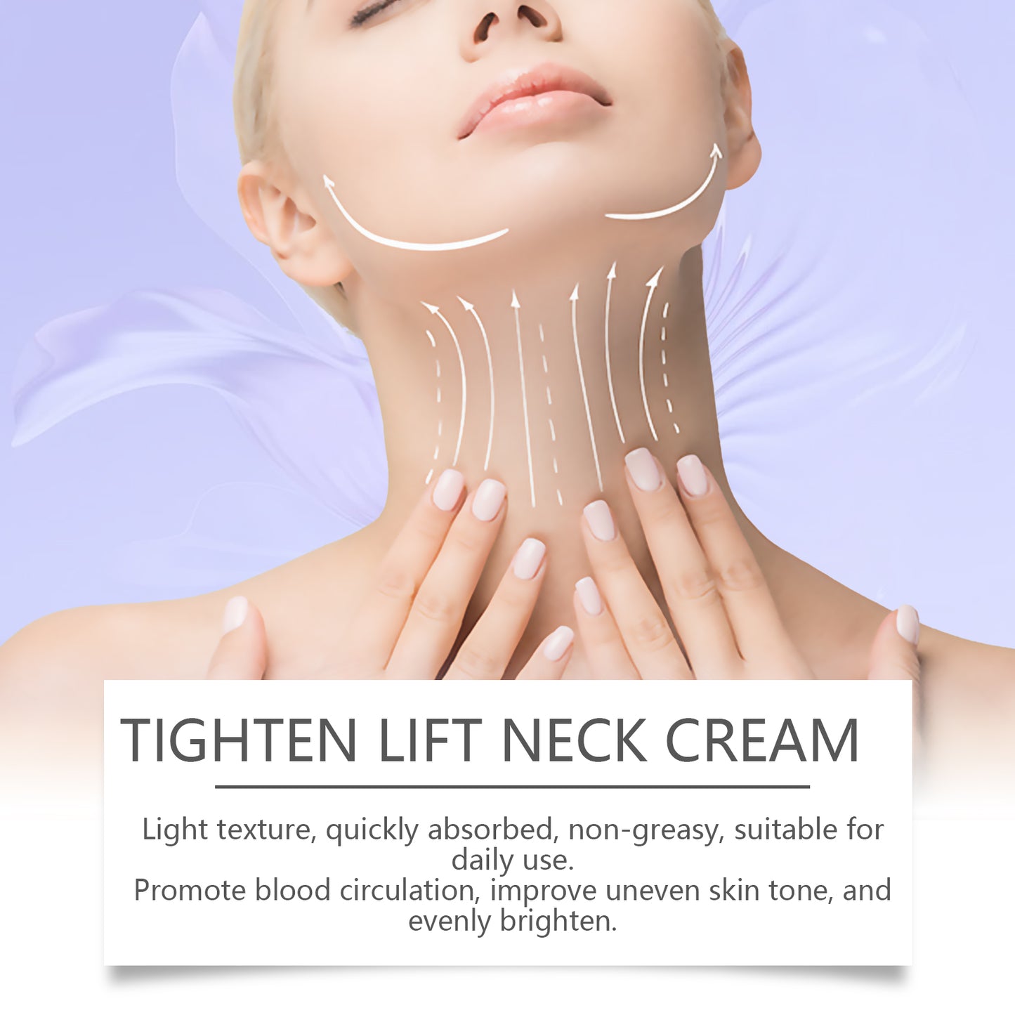 Fifuroes Hydrating Neck Cream Moisturizing And Hydrating Care For Delicate Lines Hydrating Neck Cream