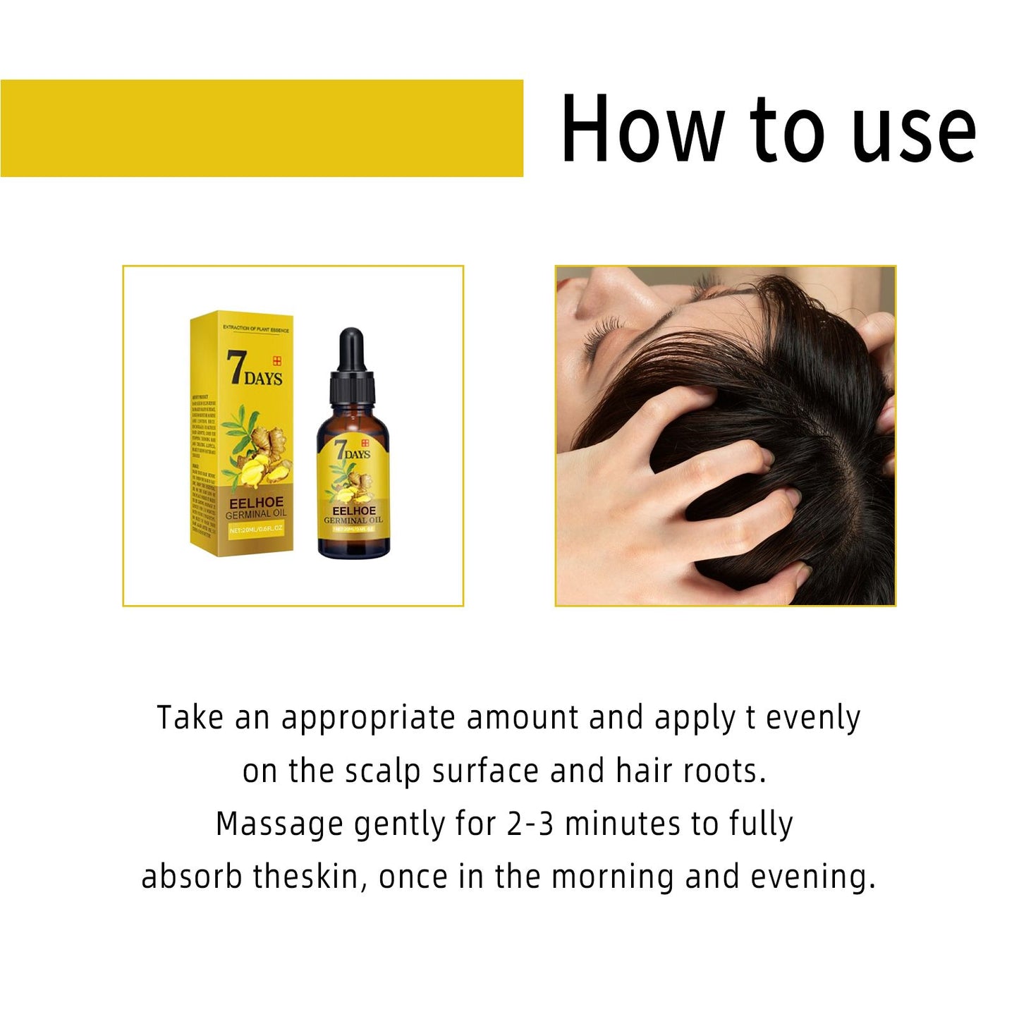 Fifuroes Ginger Hair Care Solution For Hair Nourishing And Moisturizing Hair Care For Hair Stabilizing And Preventing Hair Loss