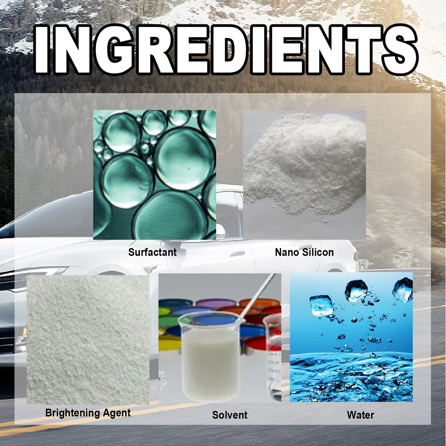 Fifuroes Coating Agent 3-In-1 Oil Removal Polishing Protection Repair Scratches Car Paint Cleaning And Maintenance Coating