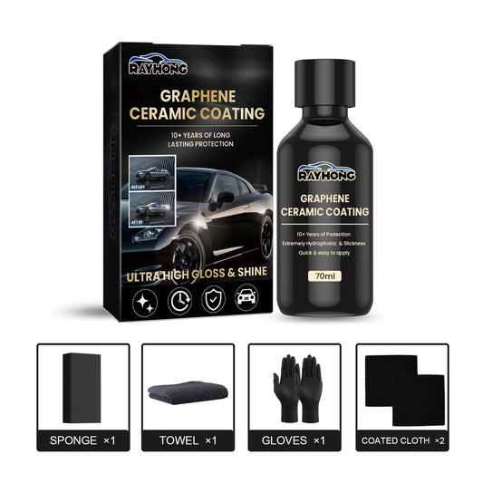 Fifuroes Graphene Ceramic Coating, Super Water Plating Crystal Coating Waterproof Coating Sealing Glaze Maintenance Car Paint
