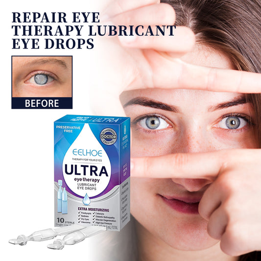 Fifuroes Lubricant Eye Drops, Relieve Redness Eye Fatigue Dryness Blurred Vision And Moisturize Eye Care Solution