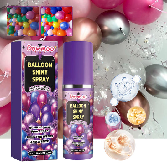 Dowmoo Balloon Atmosphere Gloss Spray, Balloon Surface Texture Gloss Anti-Oxidation Lasting Shine Spray
