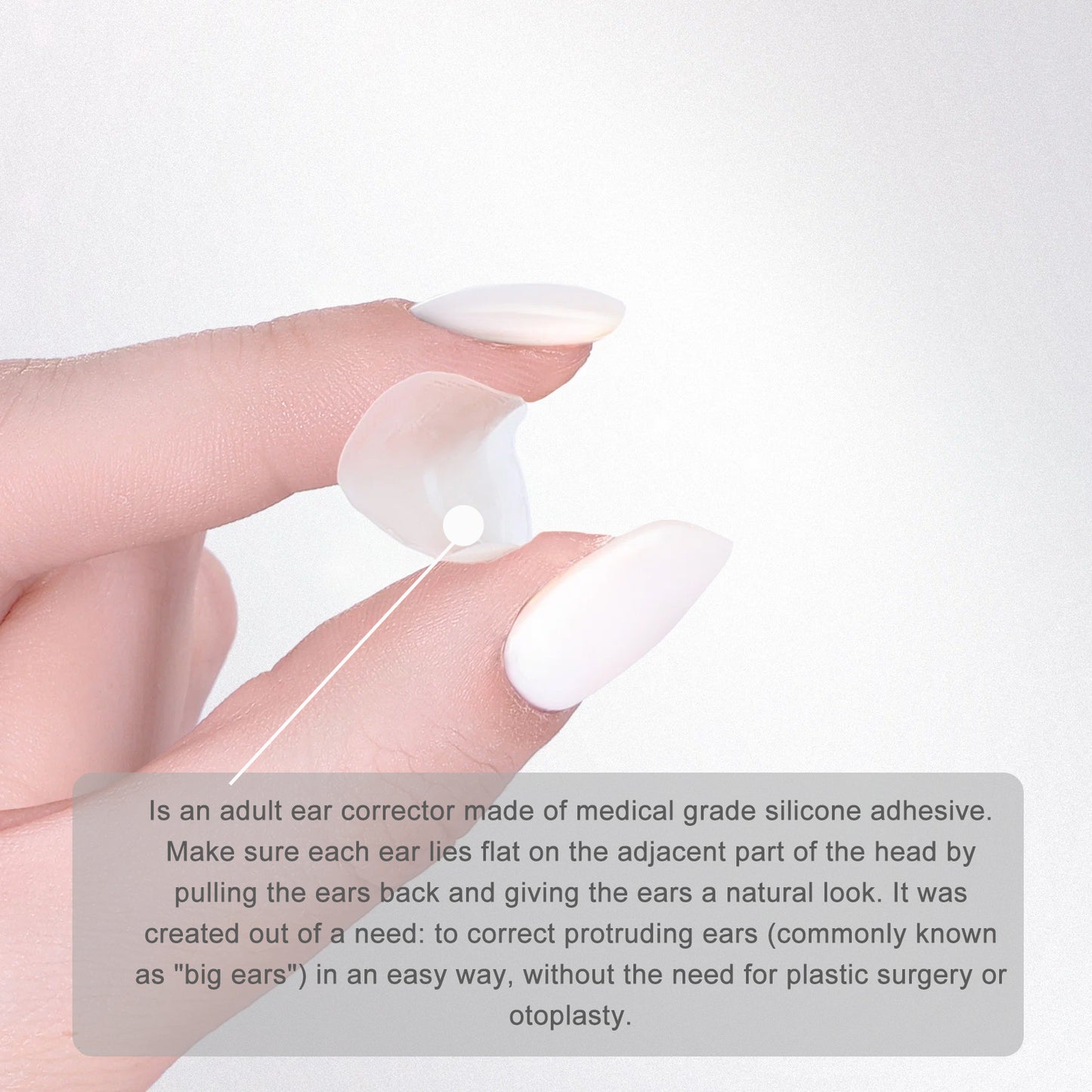 Fifuroes Cosmetic Ear Correctors, Ear Display Small Support Corrects Flapper Ear Pinna Shape Waterproof Ear Stickers