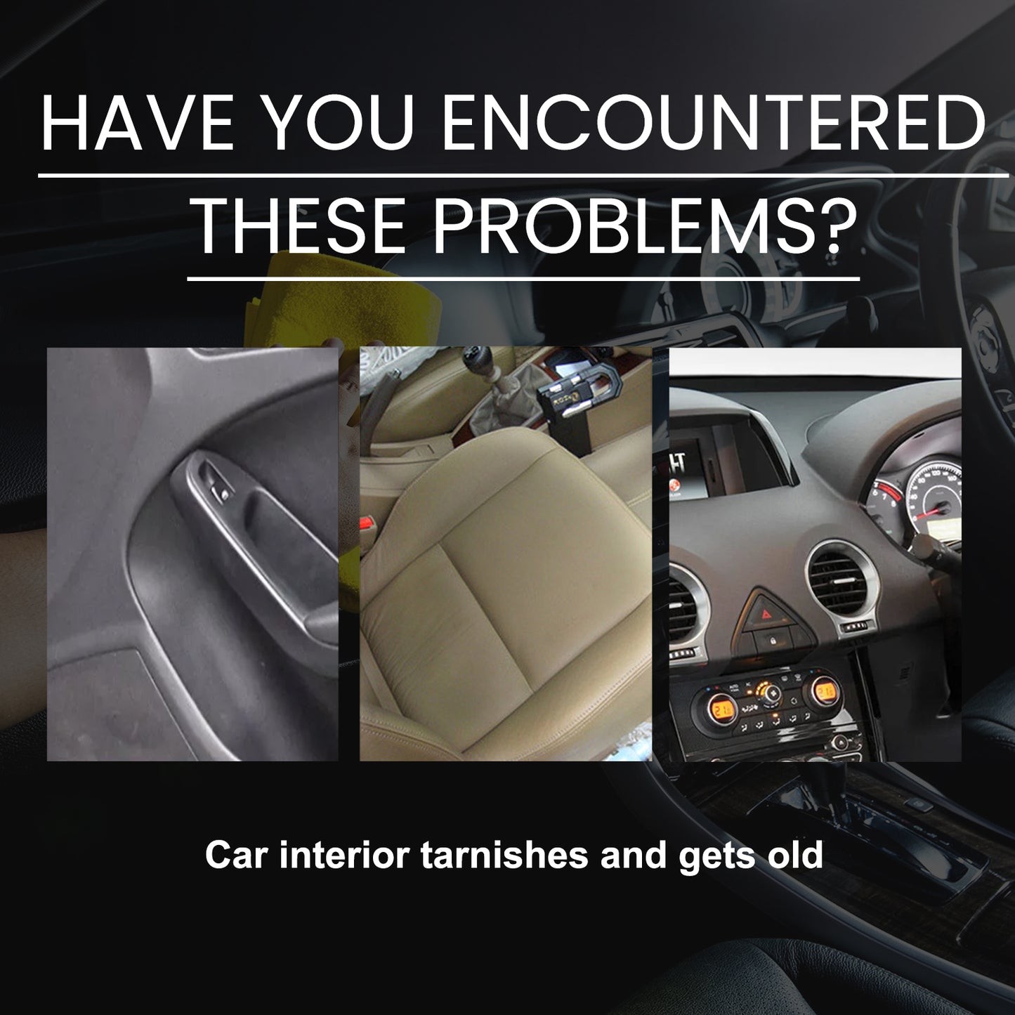 Fifuroes Car Interior Renovation Spray, Seat Interior Instrument Panel Cleaning Decontamination Maintenance Refurbishing Care Agent