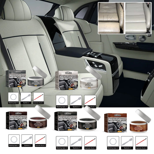 Fifuroes Leather Toning Cream, Leather Complementary Cream Car Seat Leather Sofa Leather Shoes Refurbished Complementary Color
