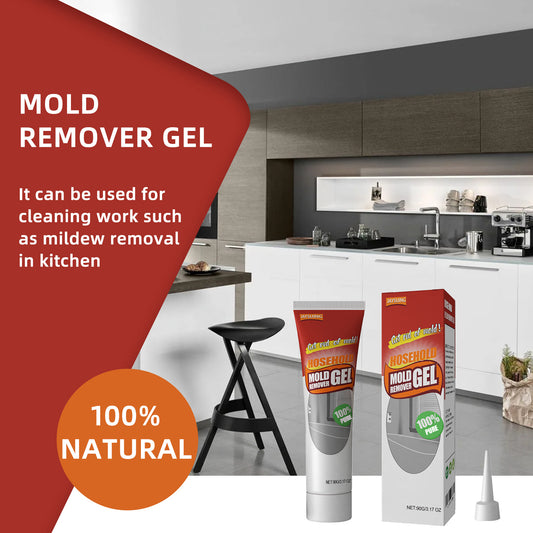 Fifuroes Wall Mold Removal Gel, Wall Wall Bathroom Kitchen White Mold Removal Gel