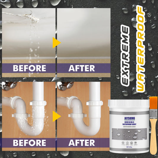 Fifuroes Waterproof Sealant, Bathroom Kitchen Exterior Wall Smashing Brick Leak Repair Paint Waterproof Adhesive