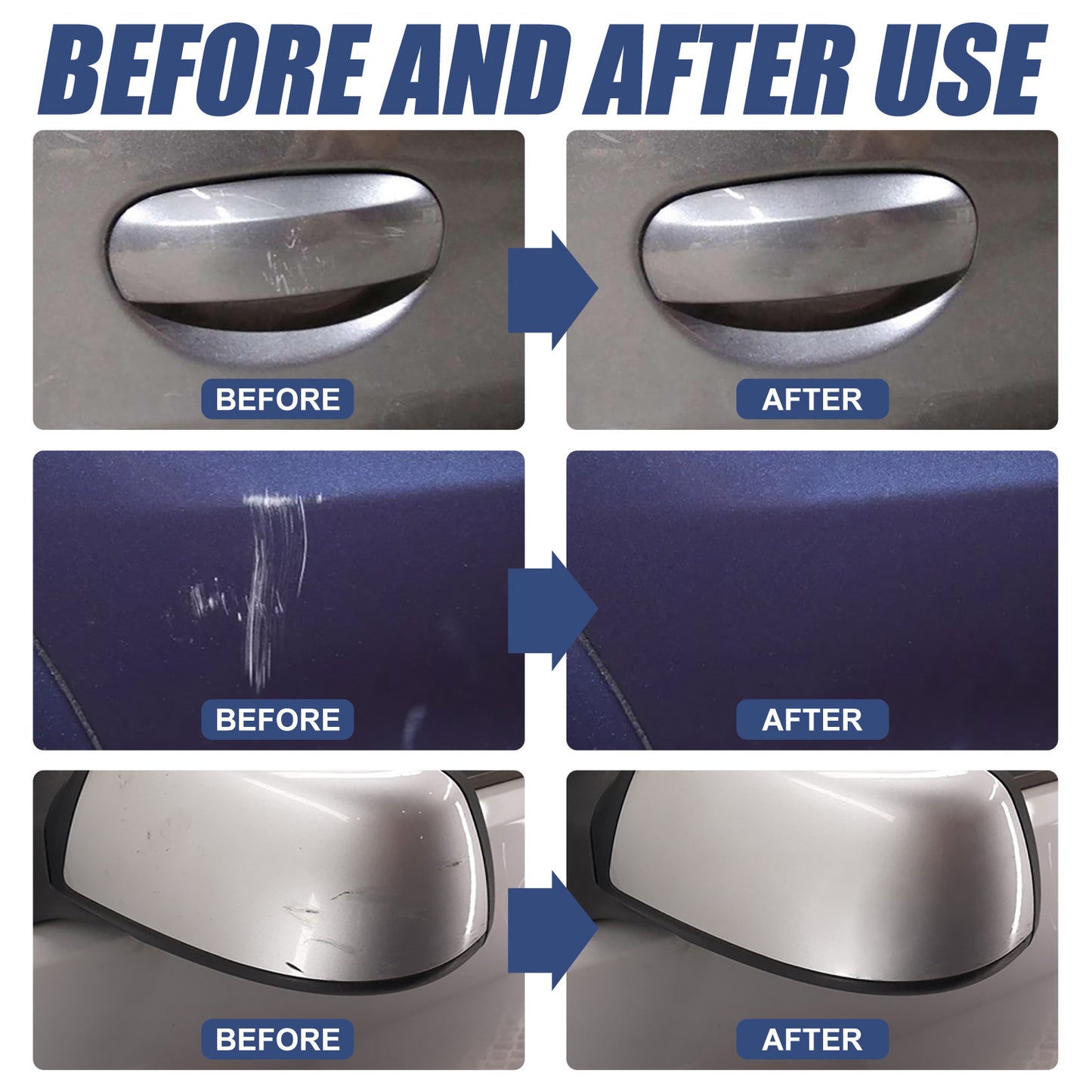 Fifuroes Car Scratch Repair Cream, Car Maintenance Refurbishment Paint Scratches Scratches Polishing Paint Repair Paste
