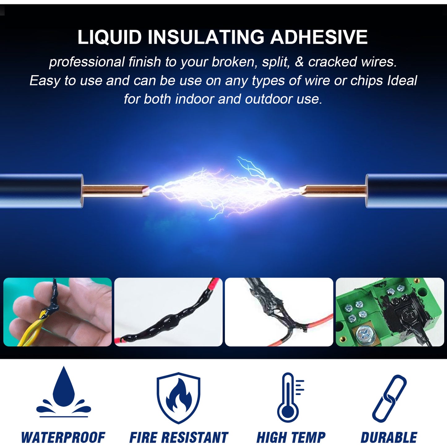 Fifuroes Liquid Electrical Tape, Waterproof Instead Of Heat Collection Tube Electrical Tape Liquid Tape Insulation