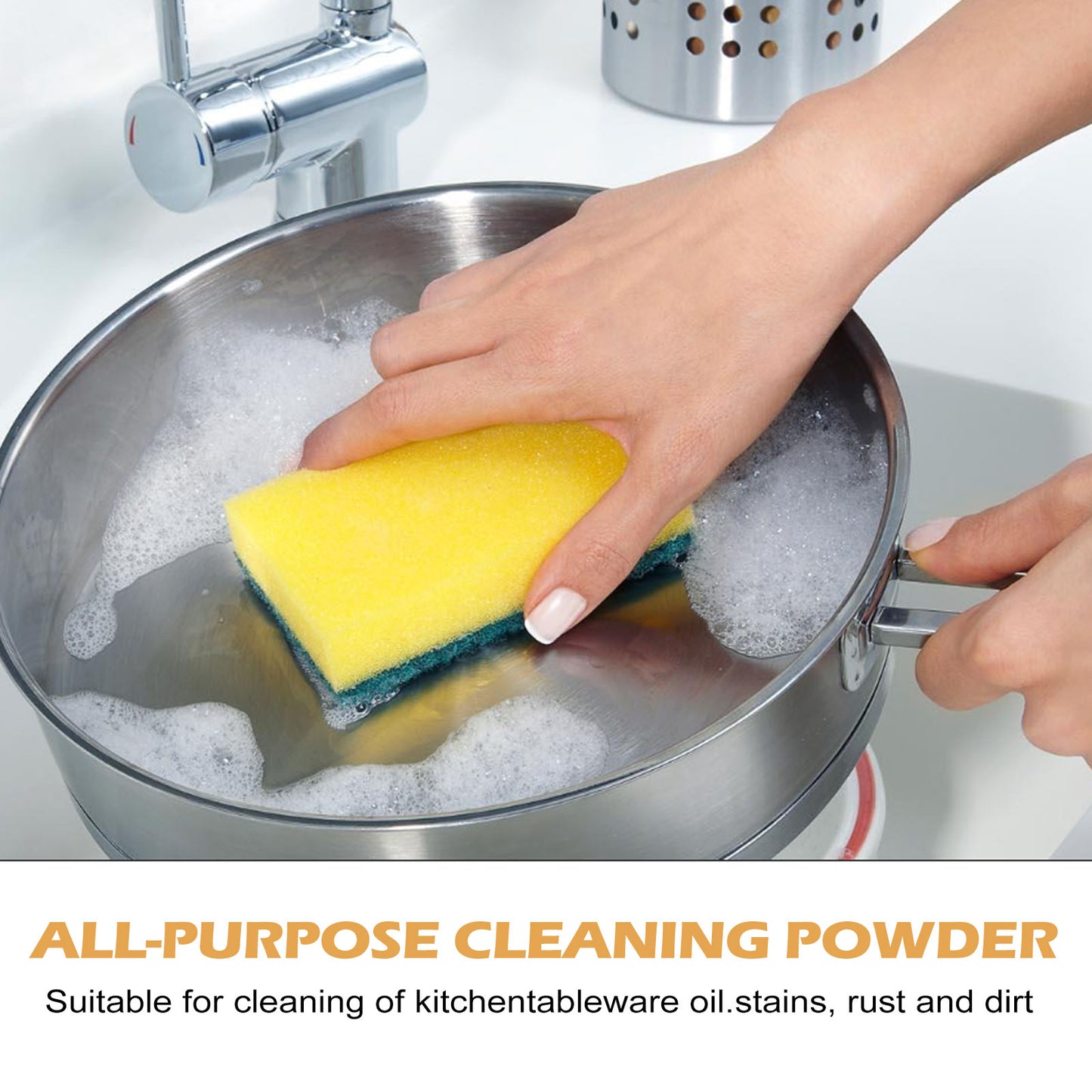 Fifuroes Multi-Purpose Cleaning Powder Cleaning Kitchen Utensils Rust Removal Kitchen Heavy Oil Stain Cooktop Range Hood Clean
