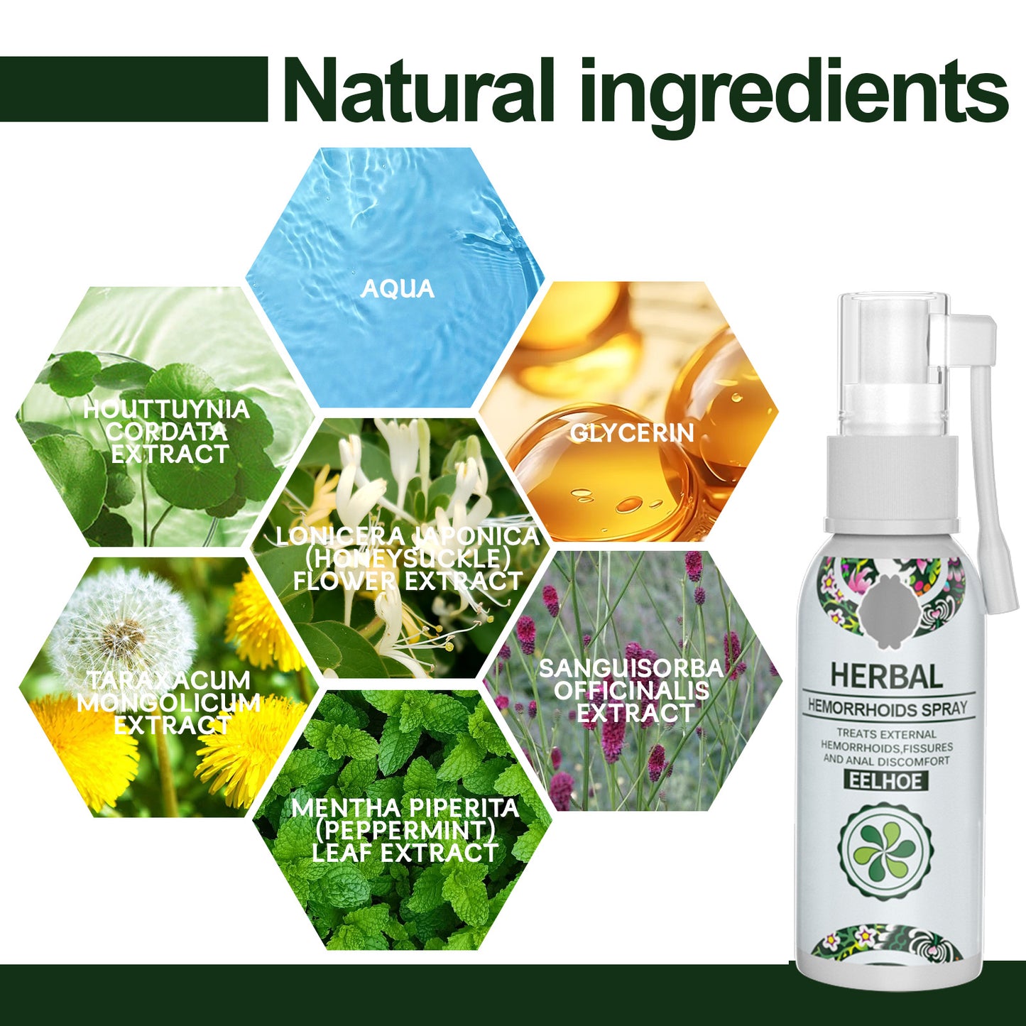 Fifuroes Herbal Treatment Spray Gently Pampers And Nourishes The Body Skin Topical Treatment Spray