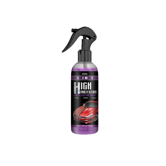Fifuroes 3 In 1 High Protection Quick Car Coating Spray, Diy Paint Change Color Cleaning Coating Spray