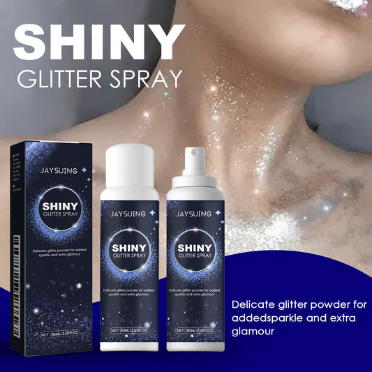 Fifuroes Brightening Glitter Spray Collarbone Hair Halloween Party Nightclub Dress Film Highlighter Spray Powder