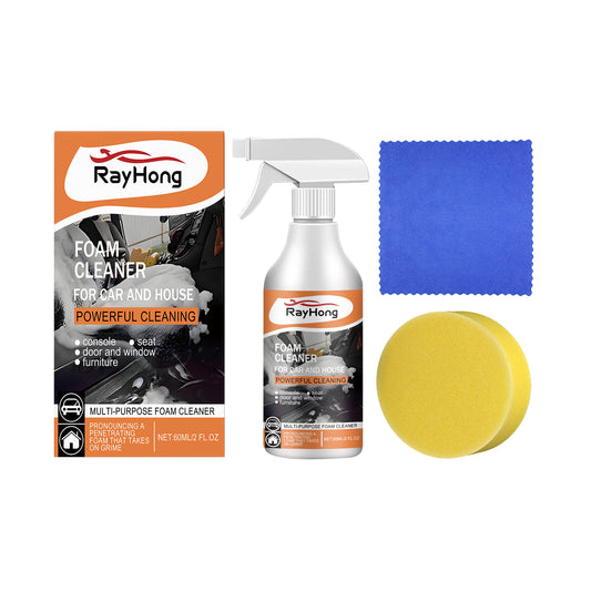 Fifuroes Multi-Purpose Foam Cleaner For Cars, Interior Steering Wheel Plastic Fabric Seat Stain Cleaner