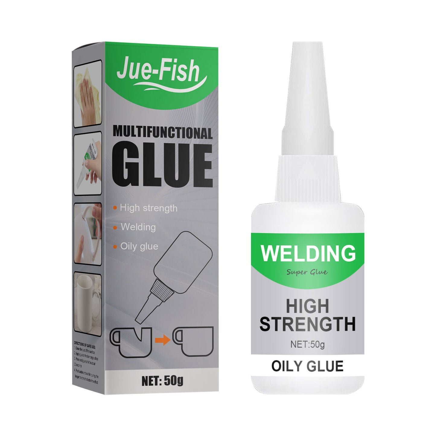 Fifuroes Multi-Functional Ceramic Waterproof Transparent Glue, Glass Wood Special Quick-Drying Glue Universal Glue