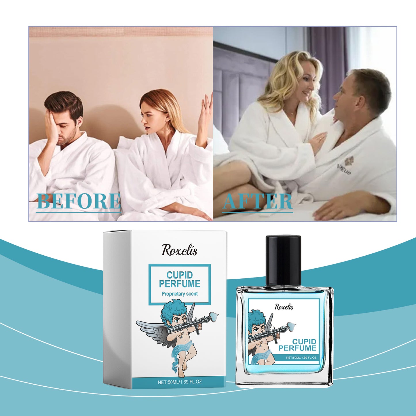 Fifuroes Cologne Cupid Eau De Parfum Spray, A Gentle And Elegant Portable Perfume For Couples Dating Atmosphere
