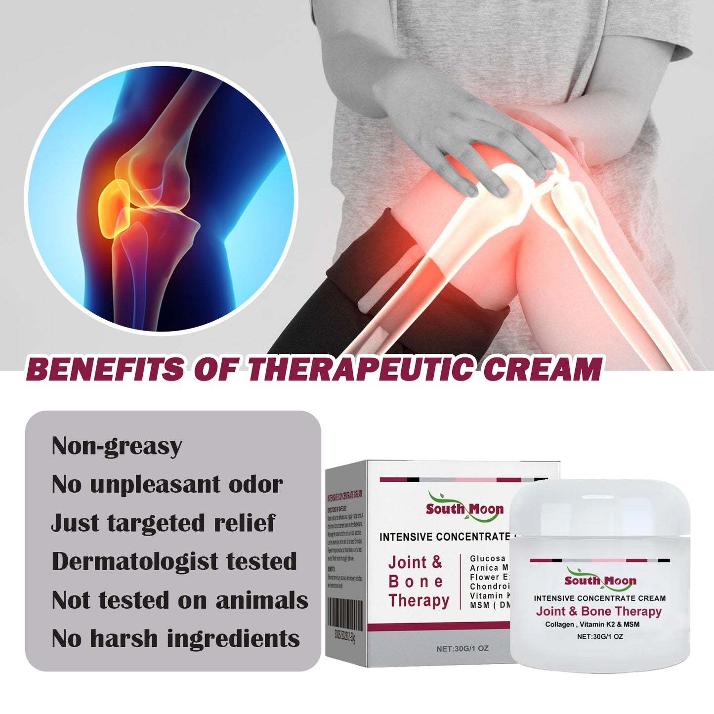 Fifuroes Collagen Cream For Joint Bone Treatment, Relieve Joint Bone Pain Deformation Correction Repair Cream