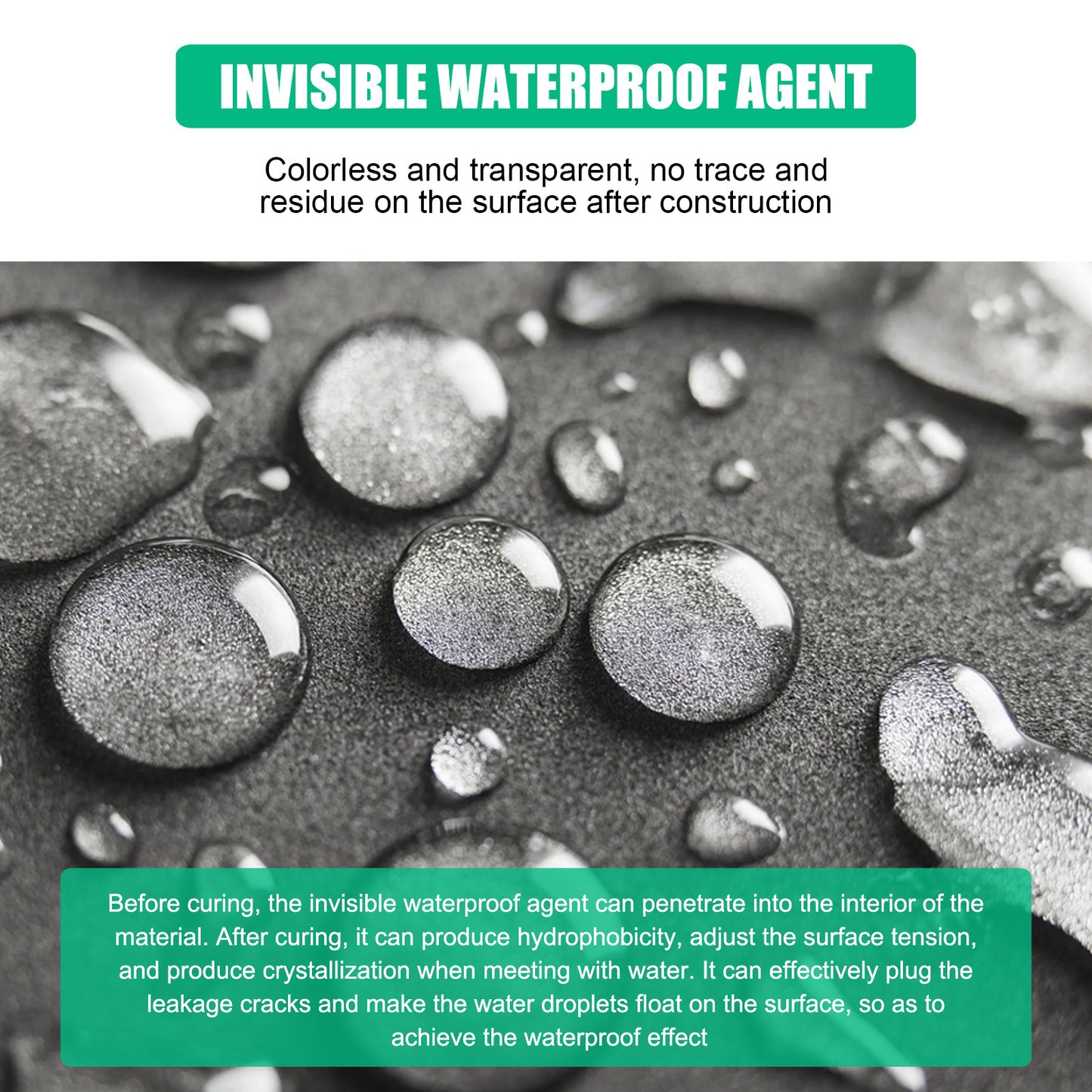 Fifuroes Waterproof Glue, Permeable Waterproof And Moisture-Proof Invisible Adhesive Toilet Tile Exterior Wall Roof Leak Repair Agent