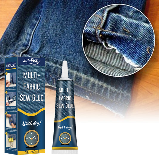 Fifuroes  Fabric Sewing Glue Clothing Special Glue Printing Pants Insoles, Jeans Ripped Fabric Glue