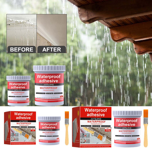 Fifuroes Waterproof Adhesive, Roof Bathroom Kitchen Wall Waterproof Free Smashing Brick Leakproof Paint