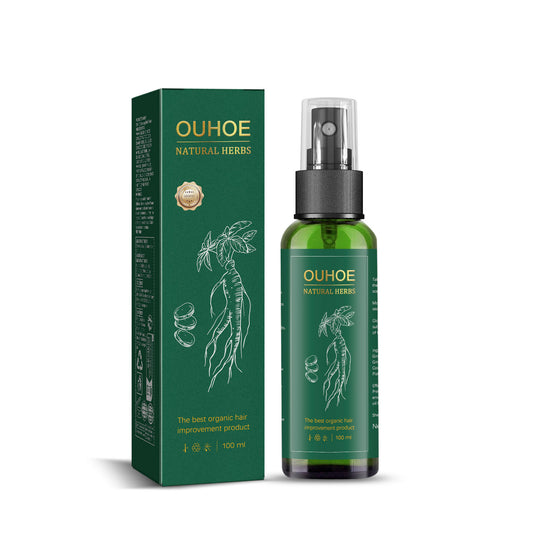 Fifuroes Ginseng Hair Growth Liquid, Ginseng Essence Moisturizes Hair, Hair Prevents Loss And Care Hair Growth Spray