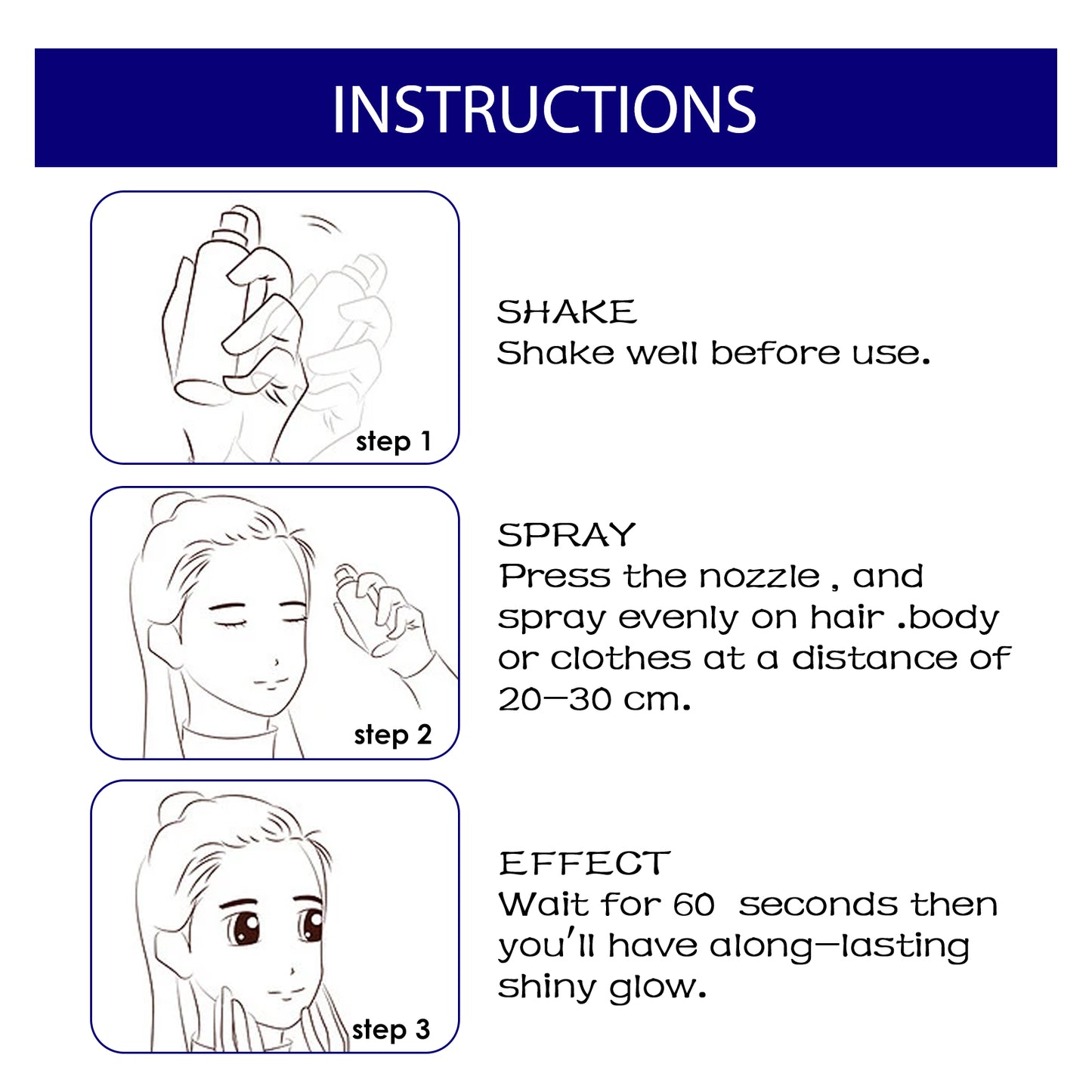 Fifuroes Brightening Glitter Spray Collarbone Hair Halloween Party Nightclub Dress Film Highlighter Spray Powder
