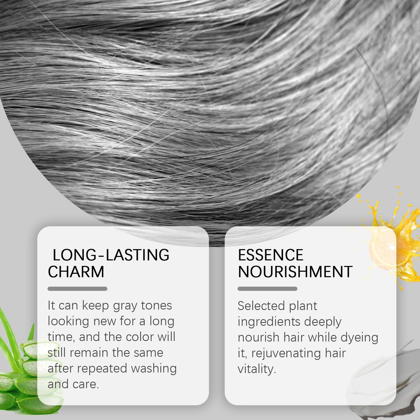 Fifuroes Grey Hair Cream Moisturizes Hair For A Long Time