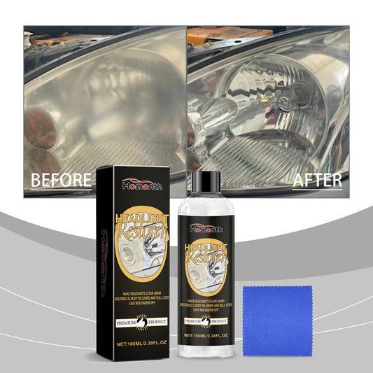 Fifuroes Car Headlight Repair And Polishing Set, Refurbished Coating Maintenance Brightening Lamp Care Set