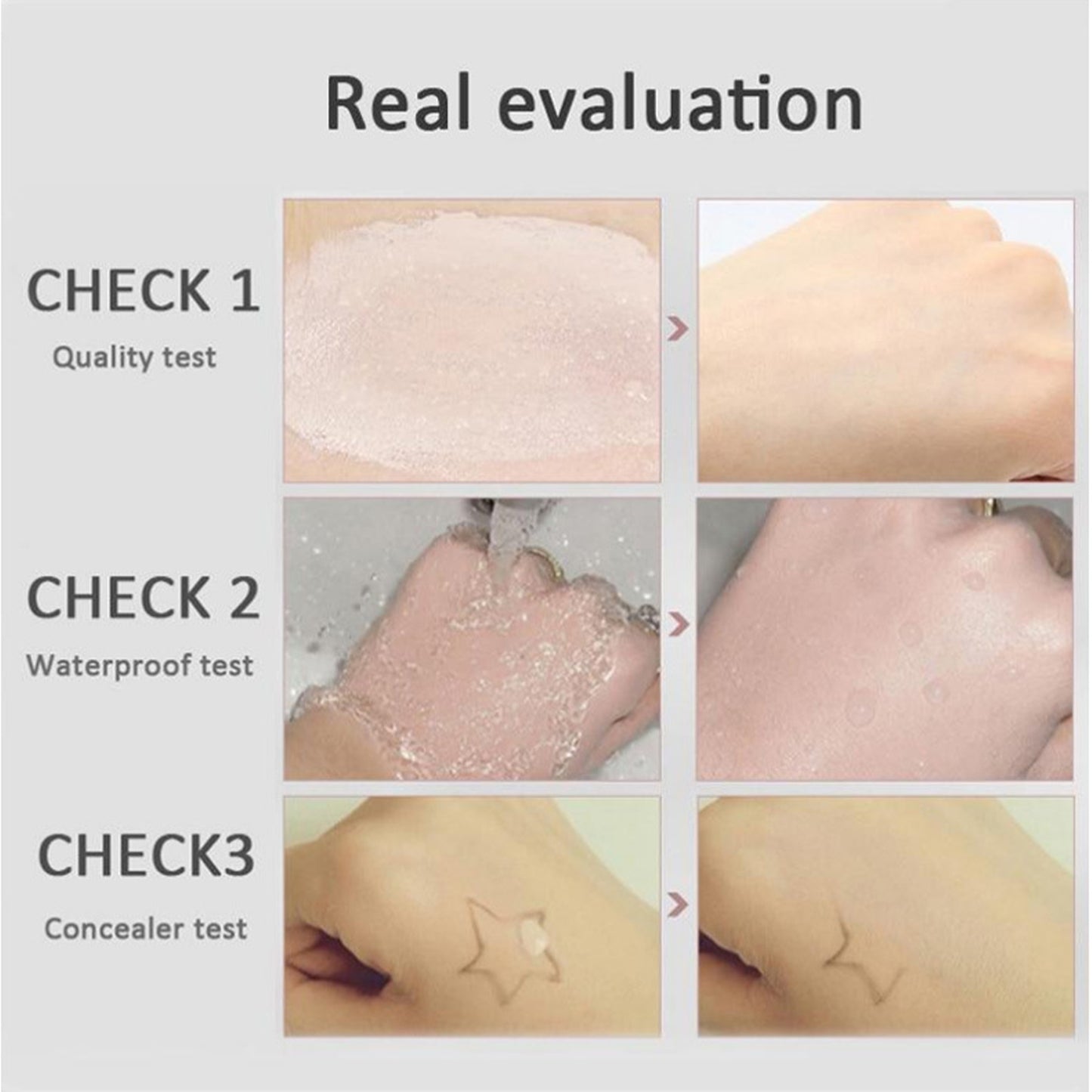 Fifuroes Concealer Color Change Liquid Foundation Concealer Long-Lasting Moisture Moisturizing, Moisturizing, Moisturizing, Warming, Brightening And Clear Complexion