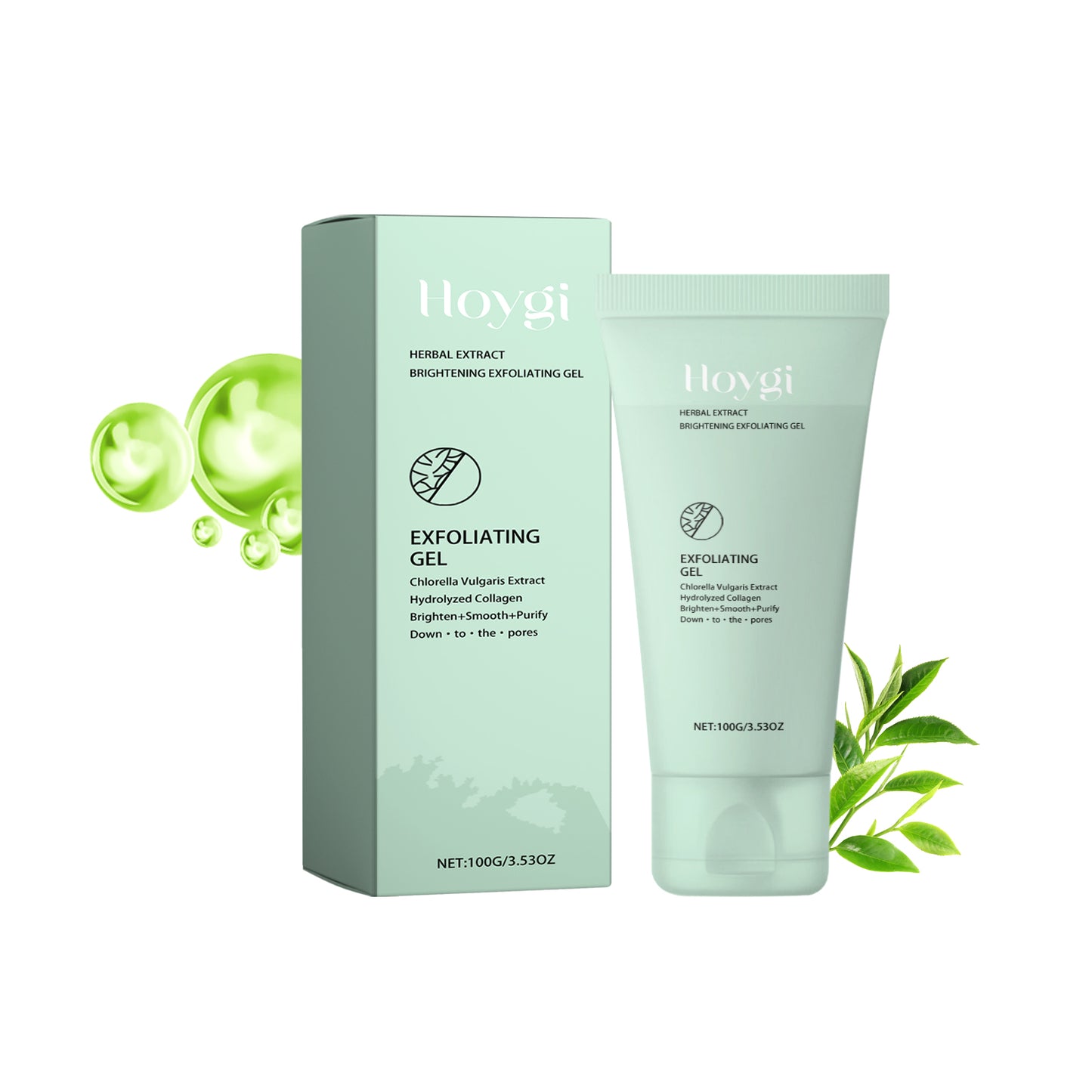 Fifuroes Exfoliating Gel, Mildly Clean Silent Black Mouth Contractive Pore Chamfer Bright Skin Gel