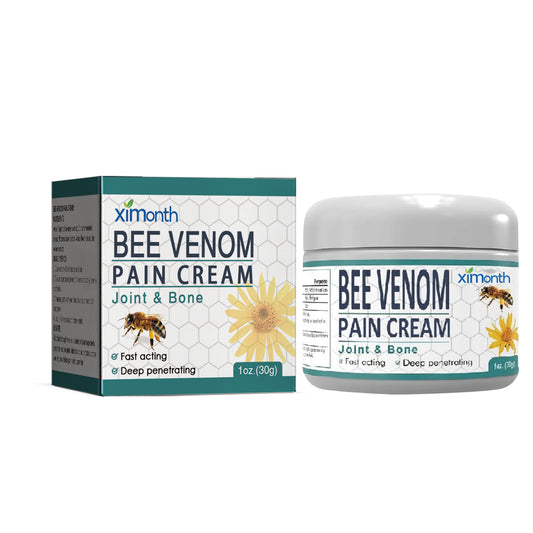 Fifuroes Bee Venom Joint Cream, Relieves Hands Legs Bones Knees Lumbar Spine Sedentary Joint Pain Body Care Cream