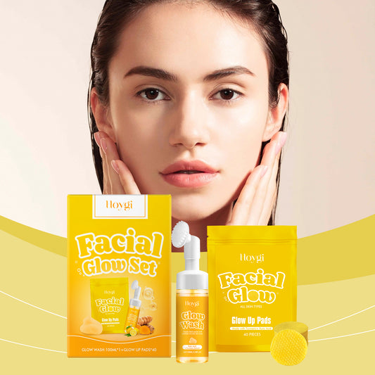 Fifuroes Turmeric Tender Cleansing Set Gently Cleanses Facial Skin And Improves Skin Quality
