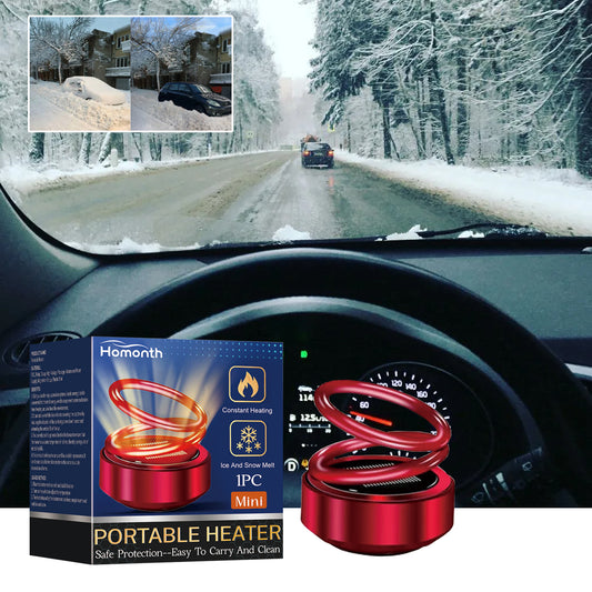 Fifuroes Portable Dynamic Molecular Heater, Car Window Snow, Ice And Fog Removal Convenient Heater