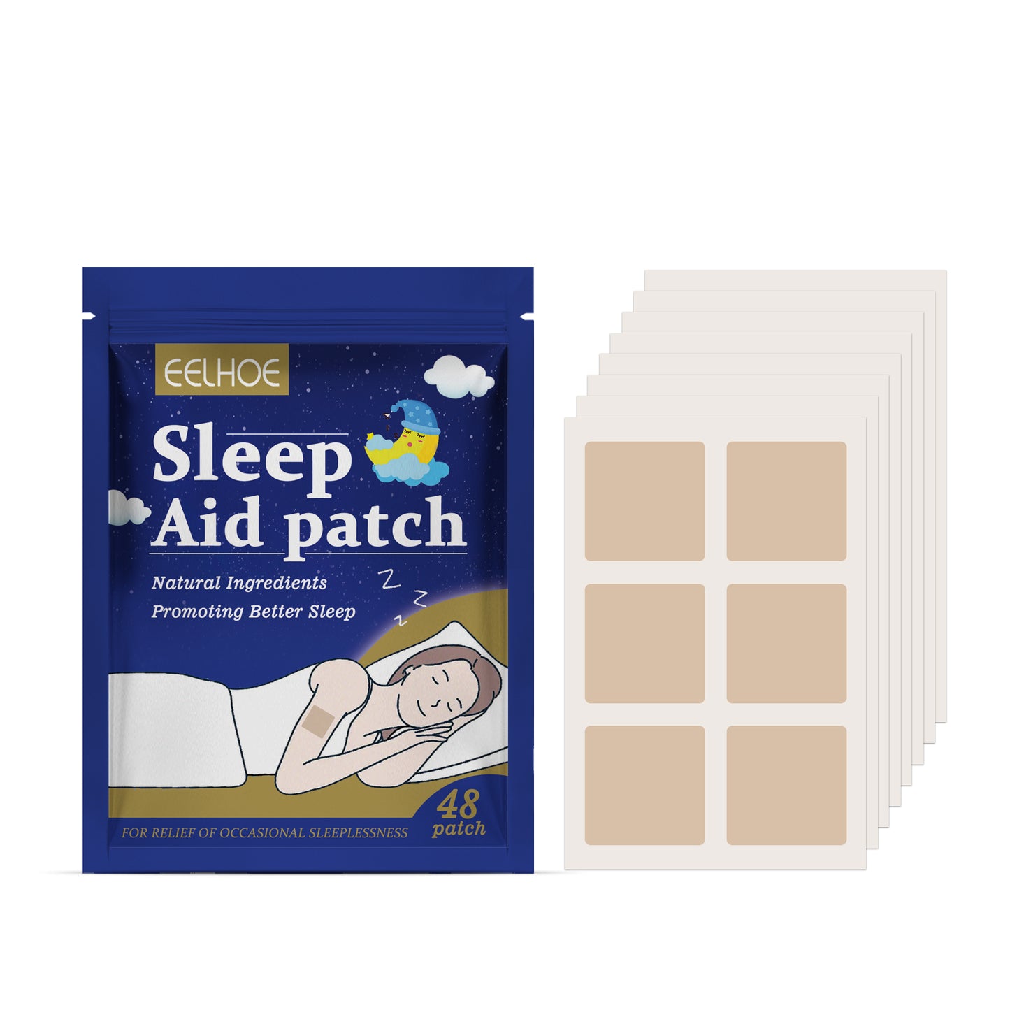 Fifuroes Sleep Patch Soothes The Body Improves Sleep Comfort Pamper Sleeping Body Patch
