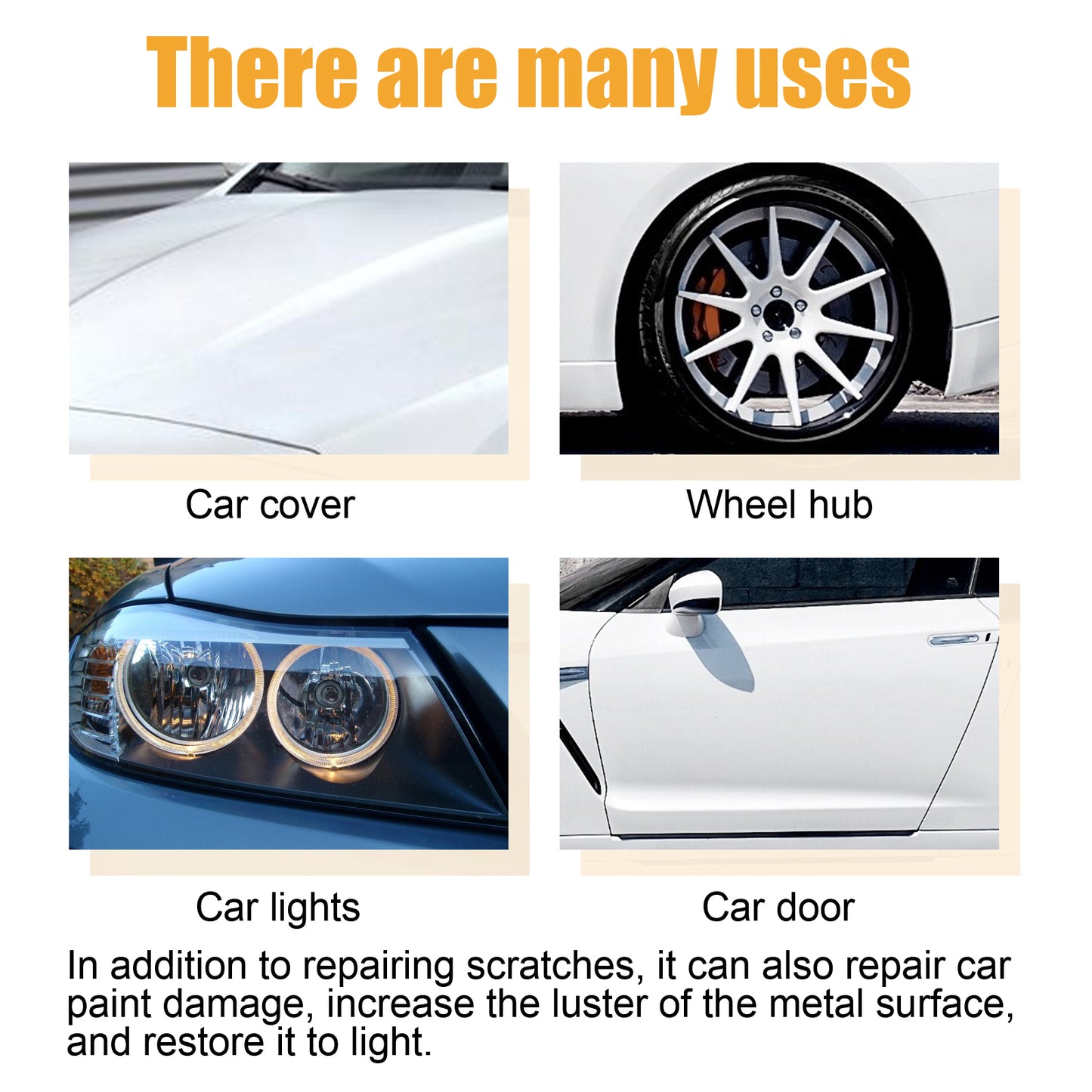 Fifuroes Car Scratch Repair Cream Car Paint Fine Marks Polishing Coating Scratch And Scratch Reconditioning Repair Care Cream