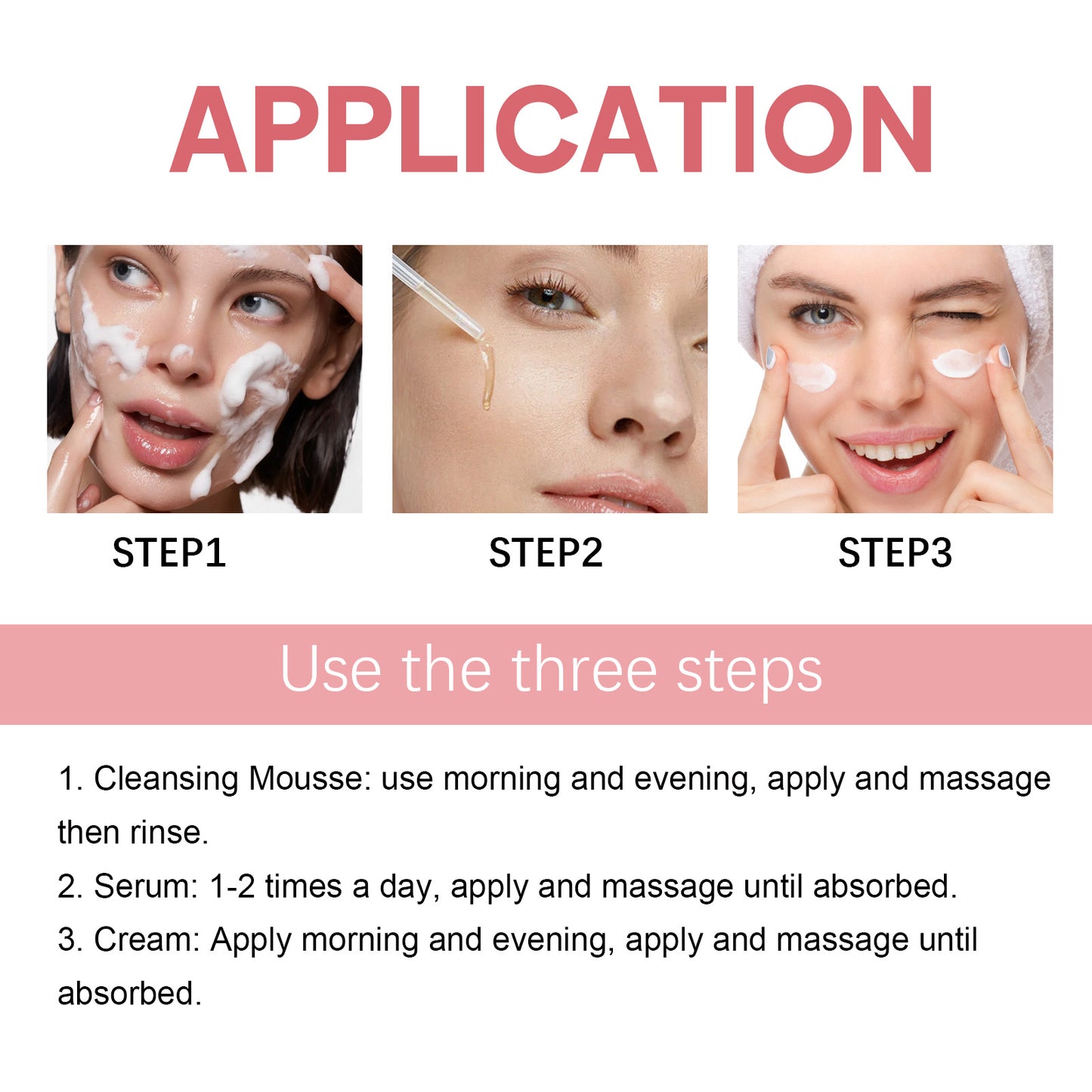 Fifuroes 5 In 1 Facial Moisturizer Set, Hydrating And Moisturizing Deep Moisturizing Whitening, Brightening And Firming Skin
