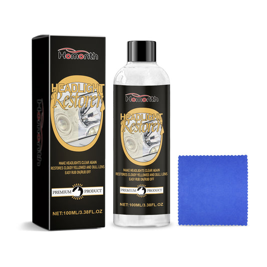 Fifuroes Car Headlight Repair And Polishing Set, Refurbished Coating Maintenance Brightening Lamp Care Set