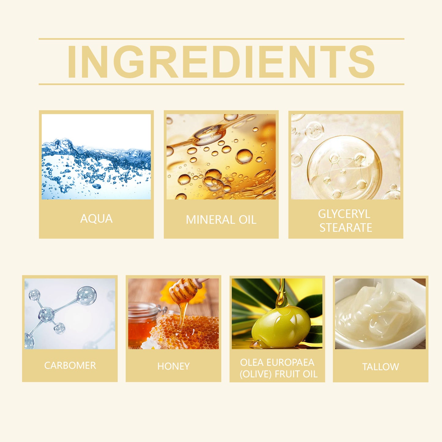 Fifuroes Tallow Honey Moisturizer For Deep Body Moisturizing, Hydrating And Maintaining Skin Elasticity