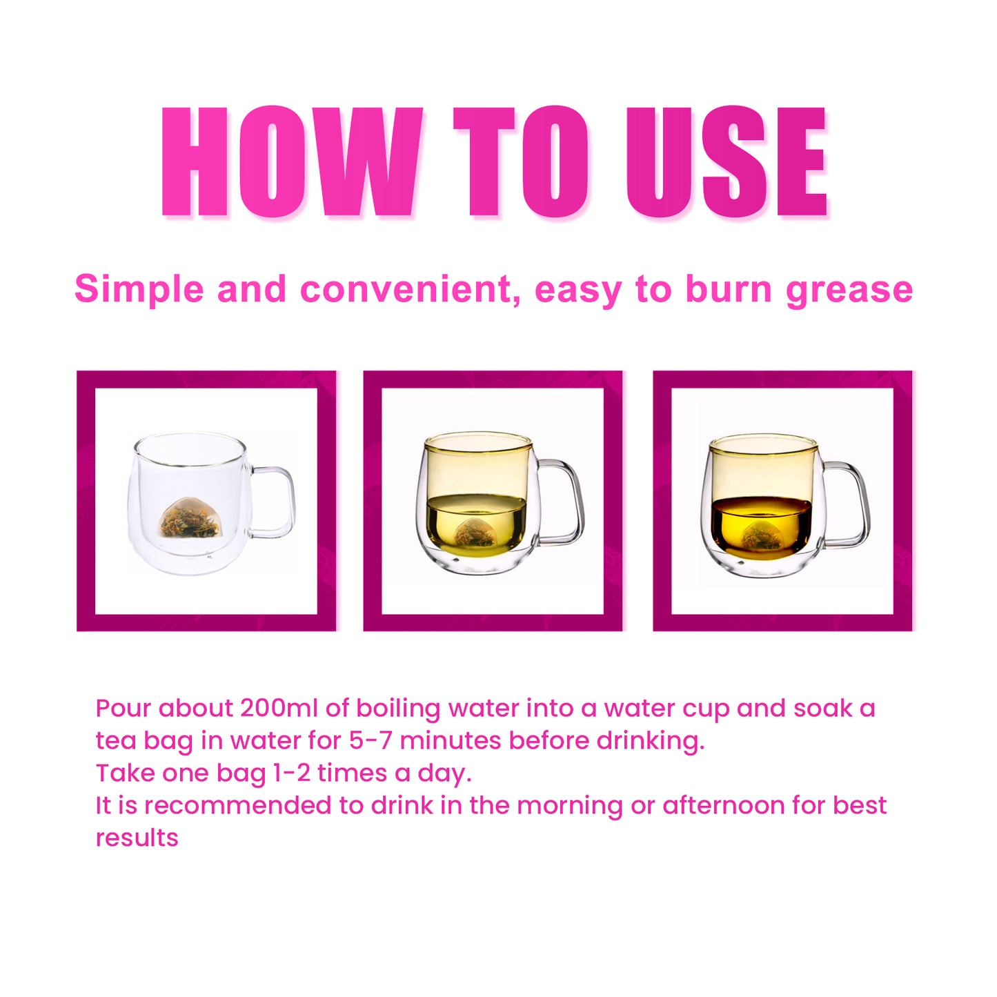 Fifuroes Slimming Tea, Slimming Tummy Firming Body Health Women's Light Body Shaping Green Tea