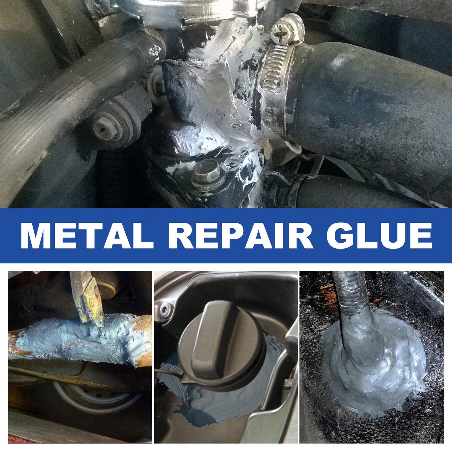 Fifuroes Metal Repair Glue, Crack Filling And Leak Plugging Quick Dry Crack High Temperature Welding Metal Repair Agent