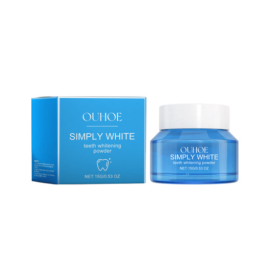 Fifuroes Teeth Beauty Powder, Mouth Cleaning Care Teeth Cleaning Smile Odor Care Powder