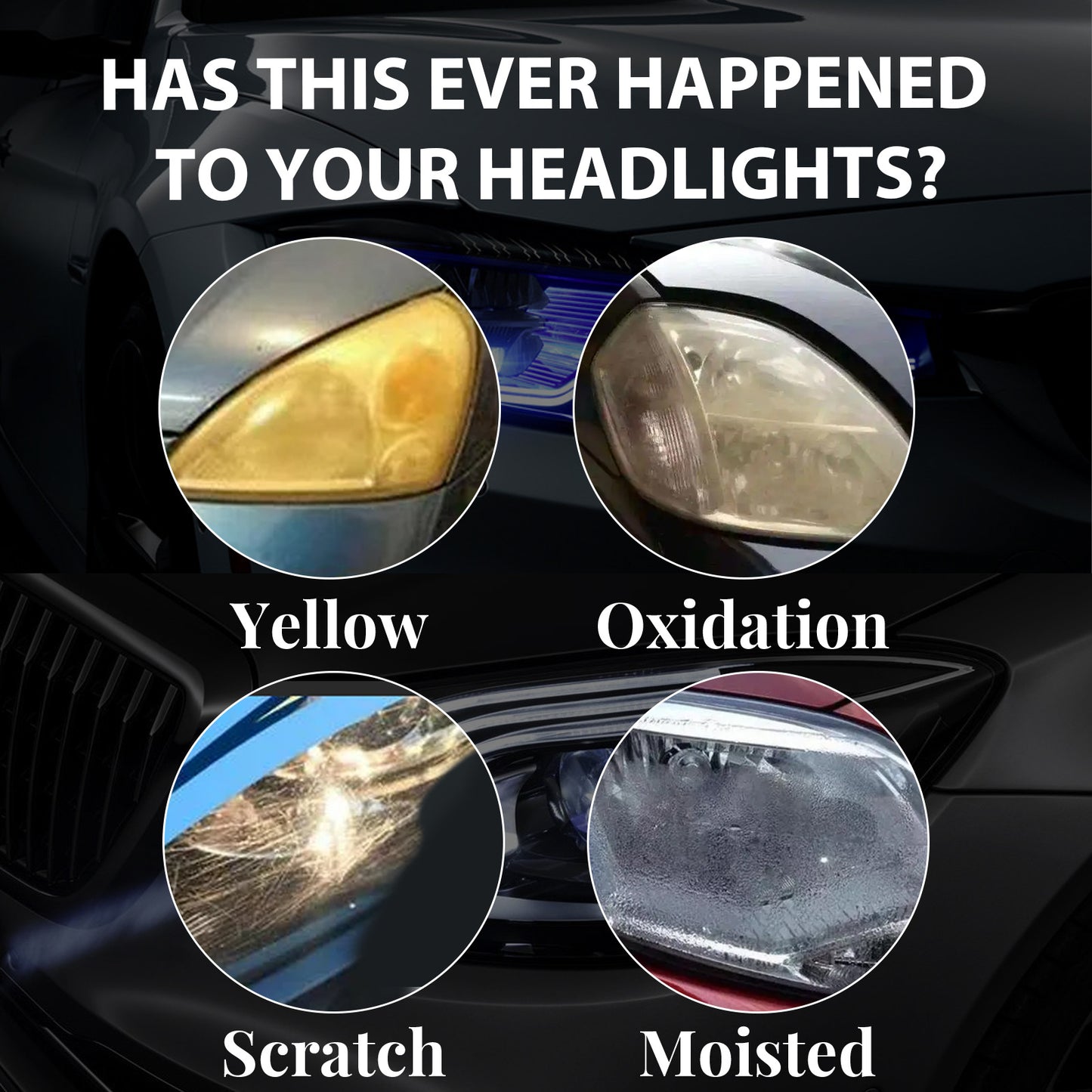 Fifuroes Car Headlight Scratch Repair Spray, Reconditioning Spray For Headlamp Crystal Plated Vehicles
