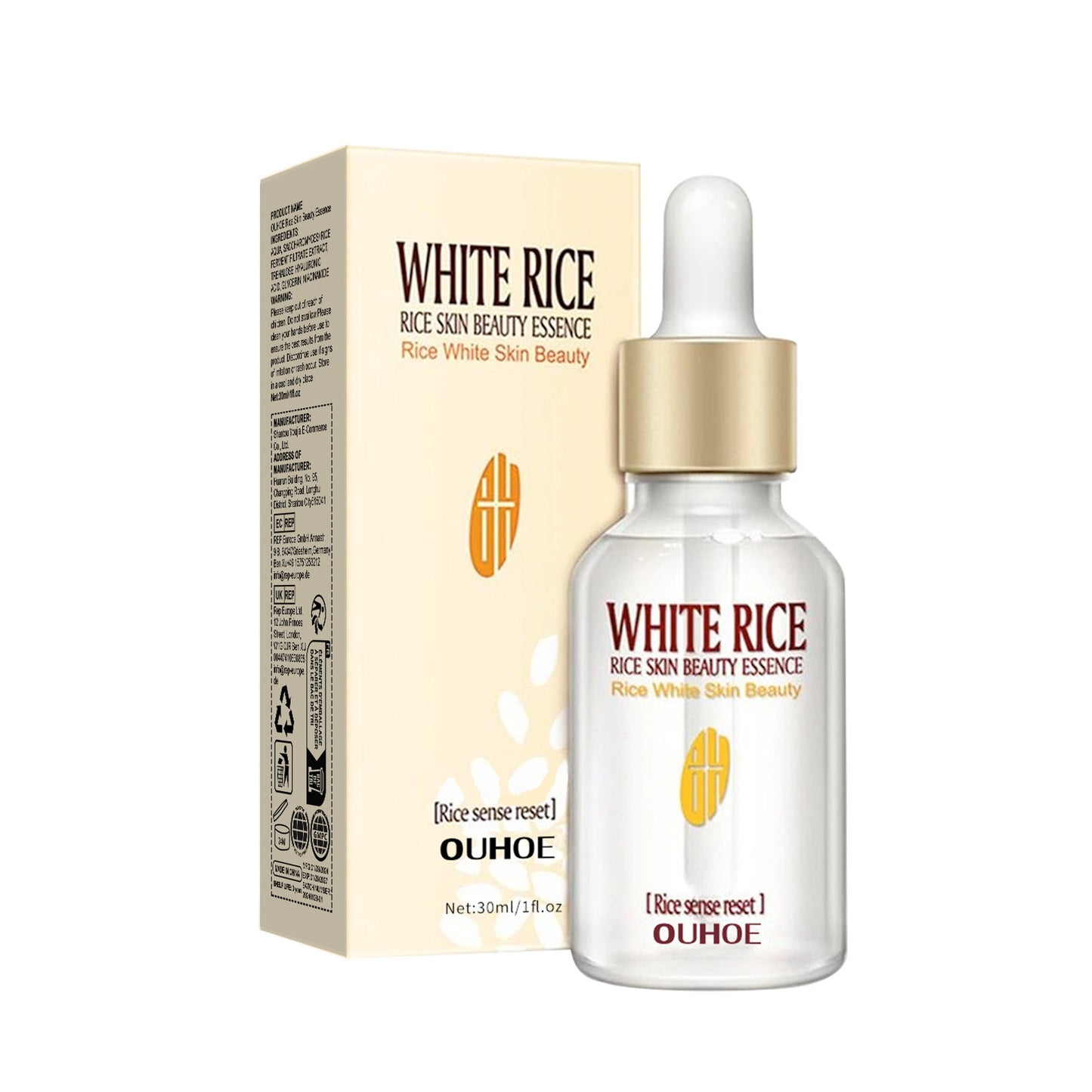 Fifuroes Rice Anti Wrinkle Essence, Repairs Skin Moisturizes Firms Whitens Essence