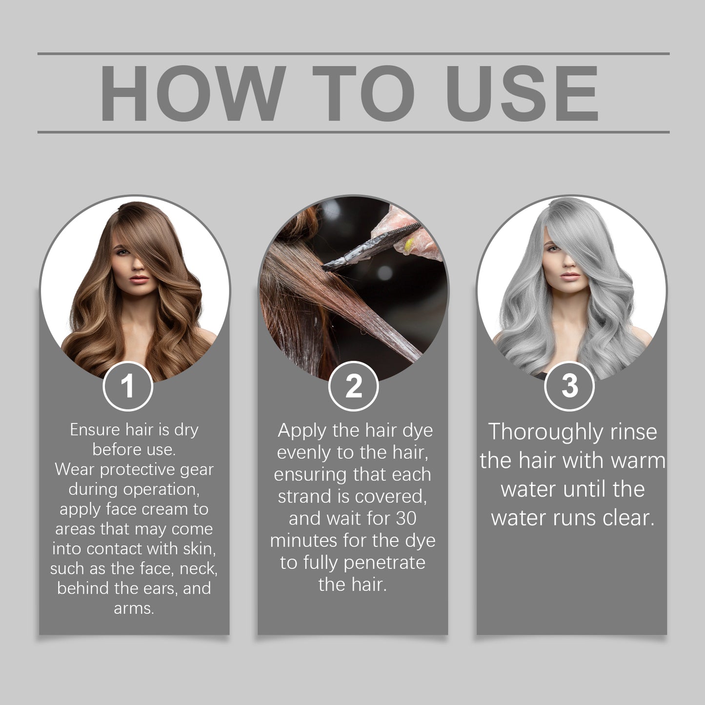 Fifuroes Grey Hair Cream Moisturizes Hair For A Long Time