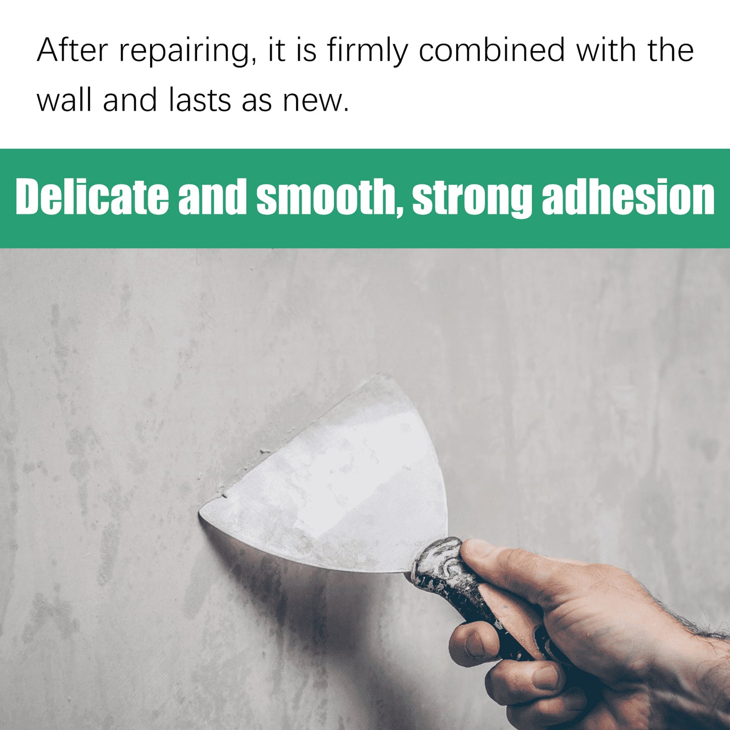 Fifuroes Wall Repair Paste, Covering Stain Repair Agent Wall Paint Off Moisture Proof Wall Paint Crack Repair Plaster