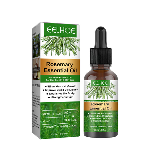 Fifuroes Rosemary Hair Essential Oil Gentle Scalp Care Soft Shine Natural Fluffy Hair Essential Oil