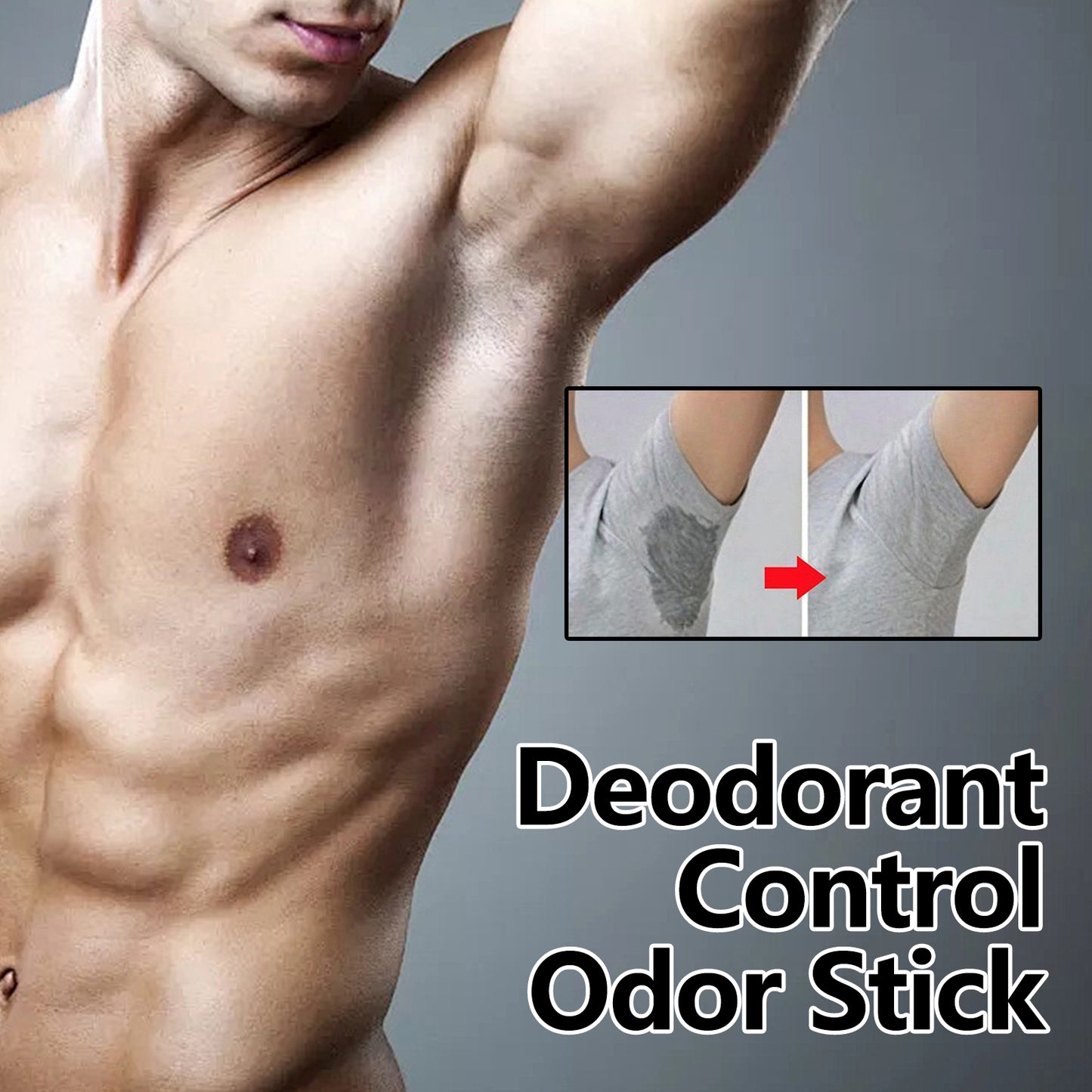 Fifuroes Control Odor Stick, Clean Armpit Odors Fresh And Long-Lasting Portable Body Stick