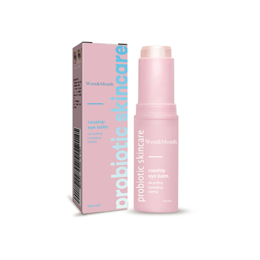 Fifuroes Rosehip Eye Cream Stick, Eye Area Moisturizing Light Line Dark Circles Lift Firming Eye Cream