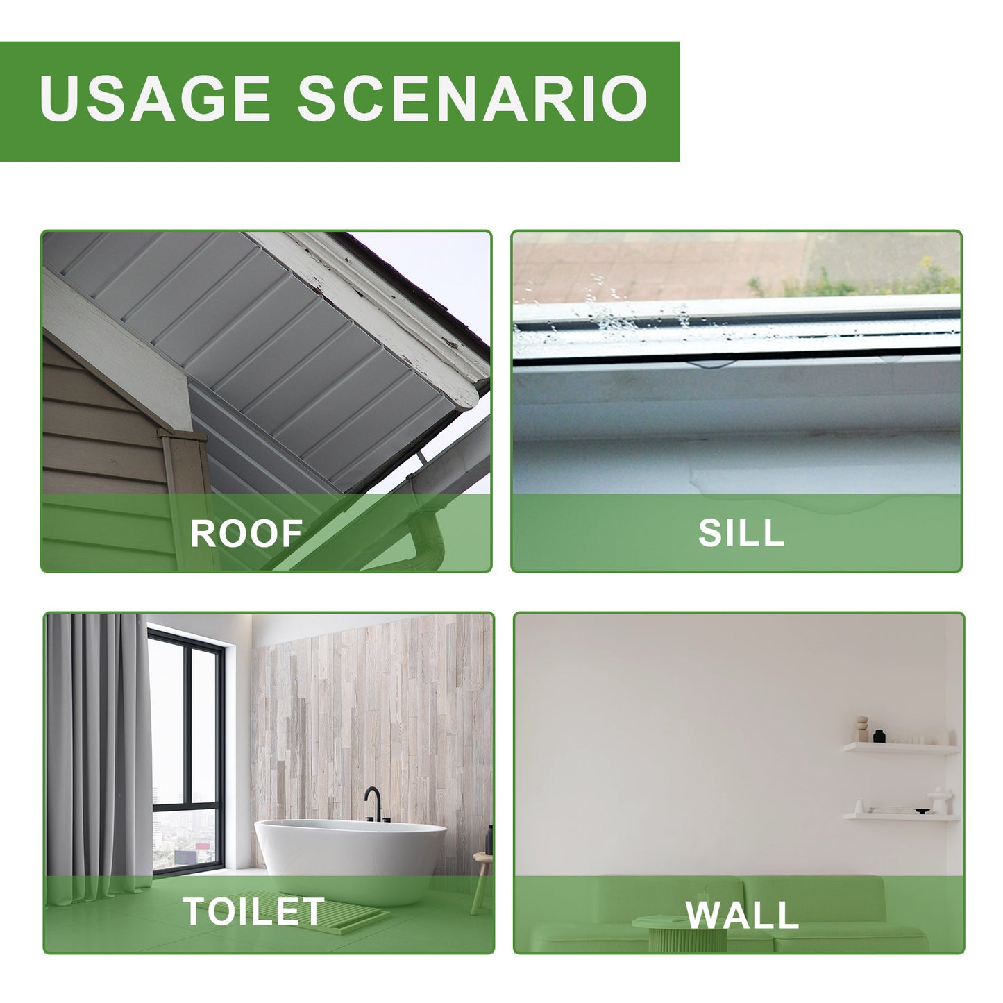 Fifuroes Transparent Waterproof Adhesive External Wall Roof Tile Wall Leak Repair Glue Multi-Purpose Sealing And Leak Proof Glue