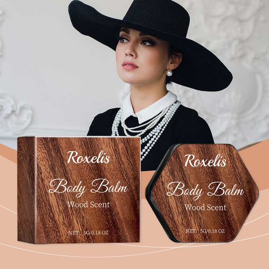 Fifuroes Wood Balm Elegant Light Fragrance Refreshing Non-Sticky Lasting Fragrance Portable Charm Pocket Perfumed Body Balm